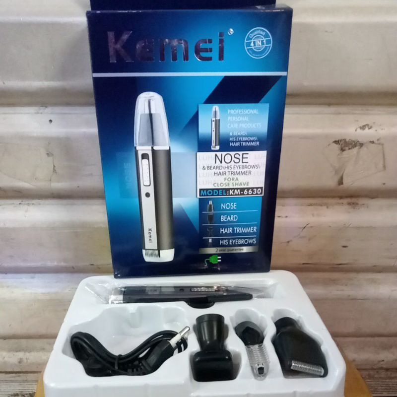 alat cukur elektrik bulu hidung dan kumis kemei KM-6630