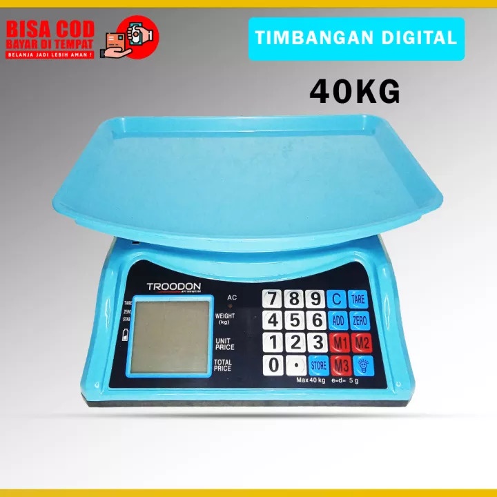 PROMO TIMBANGAN DIGITAL 35KG 40KG Japan Technology Timbangan Duduk Digital 40 35 KG Cocok Untuk Usaha Buah loundry Dll NANKAI Timbangan Buah Digital 40Kg