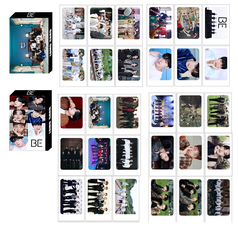 30pcs / set Kartu Pos LOMO Foto BTS JUNG KOOK V SUGA RM