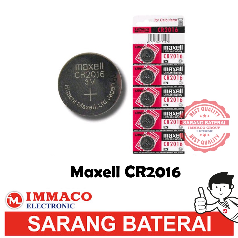 Baterai - Maxell CR 2016