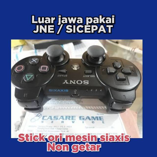 Stick ps3 ori mesin siaxis ( stik non getar )