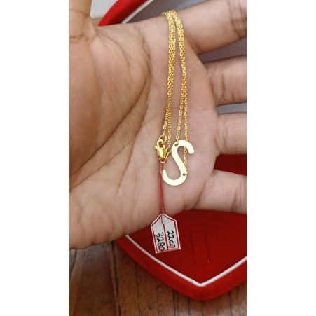 kalung emas kadar 700