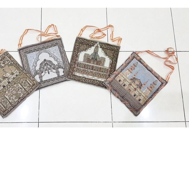 ♣ Sajadah Tas Turkey /Souvenir Sajadah /Oleh Oleh Haji ➣