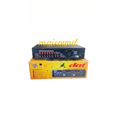 AMPLIFIER DAT PW 238 ORIGINAL AMPLI WALET DAT PW238 3 PLAYER 6 CHANNEL