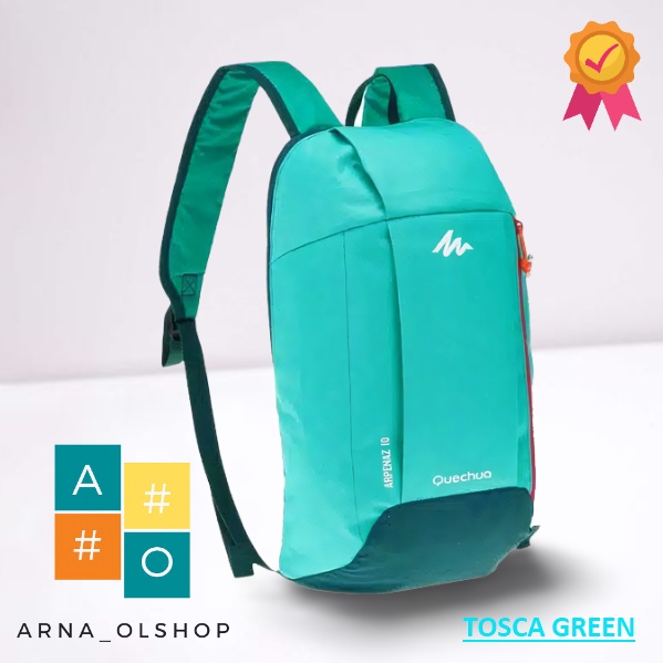 Quechua Tas Ransel Sepatu Sport Mini 10 Liter Anti air Resleting Best Quality Murah