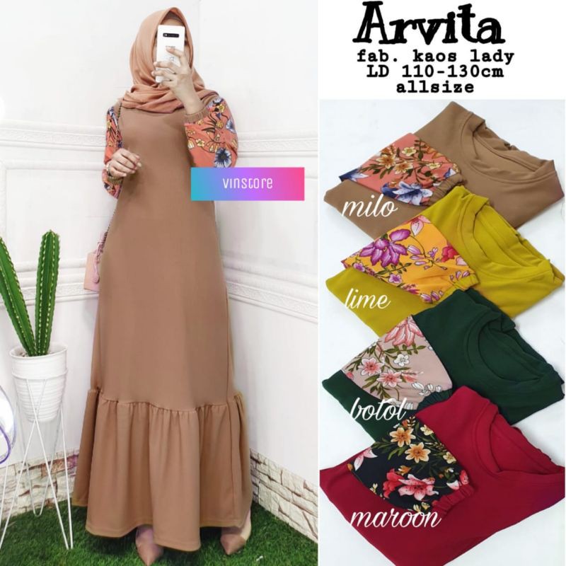 gamis terbaru arvita