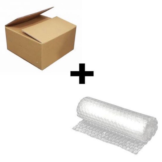 

Tambahan kardus atau bubblewrap