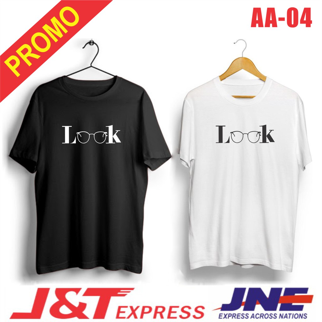 MURAH!!! KAOS LOOK AA-04 COMBED30S