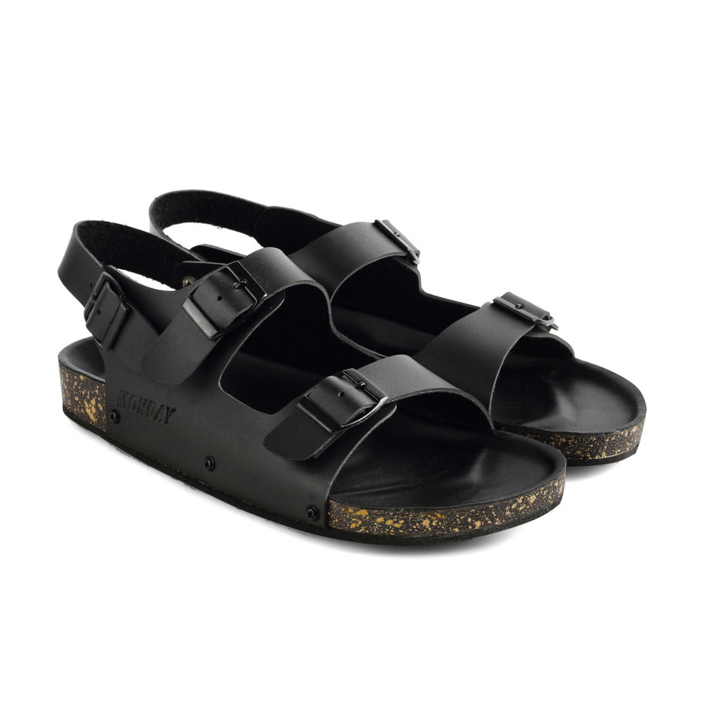SANDAL SEPATU PRIA MONDAY ZORA BLACK TOTOSURYO x MONDAY FOOTWEAR SENDAL SEPATU SANDAL COWOK