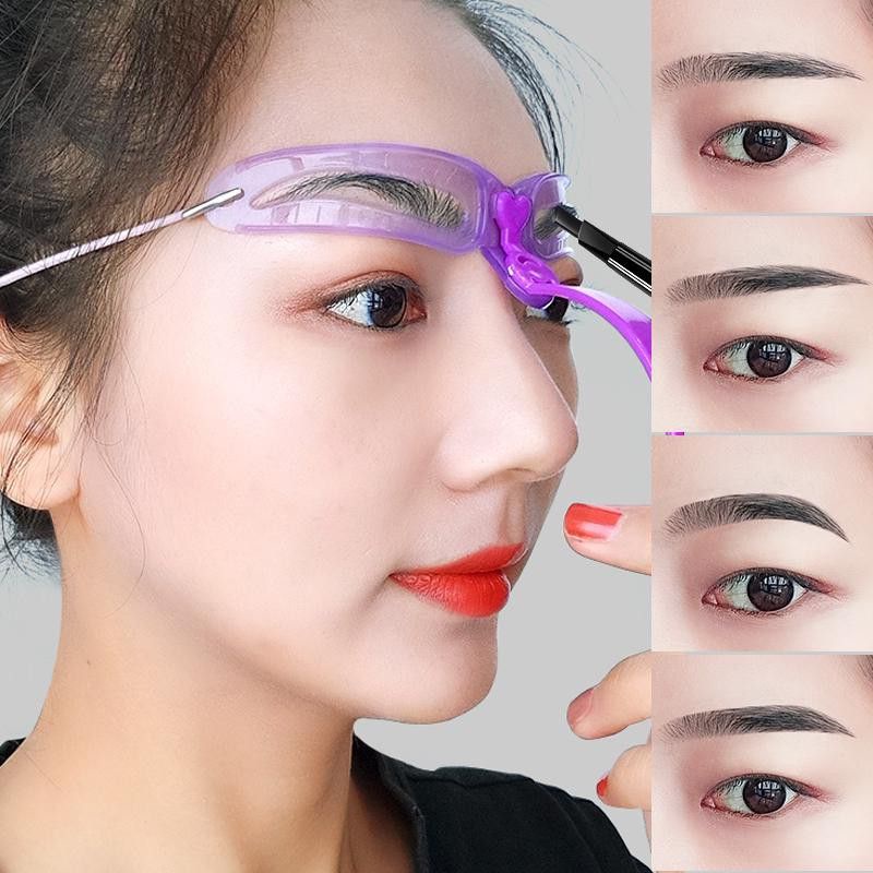 Cetakan Alis Gagang 8 in 1 Termurah Eyebrow 8 Model