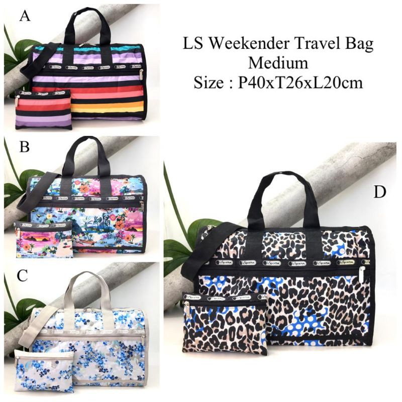 Jual Promo Lesportsac Weekender Travel Bag Medium Shopee Indonesia