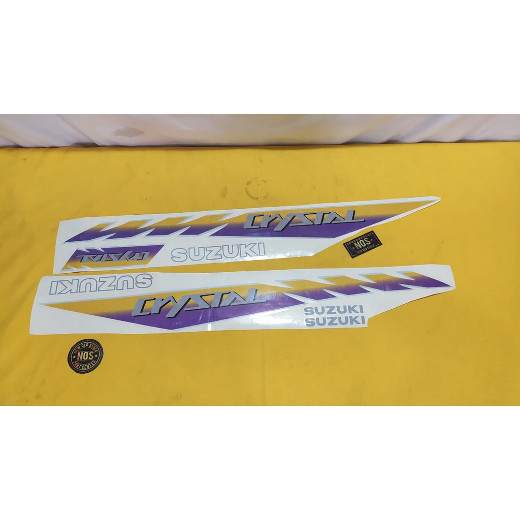 STRIPING SUZUKI CRYSTAL GERGAJI TAHUN 92 COPY ORIGINAL