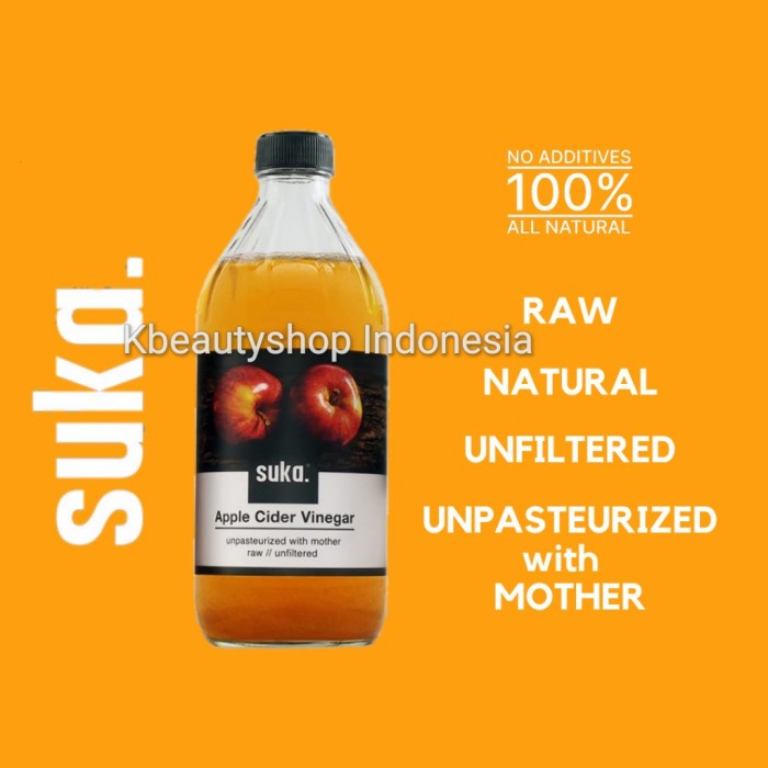 

Jual Suka Apple Cider Vinegar With Mother 475Ml