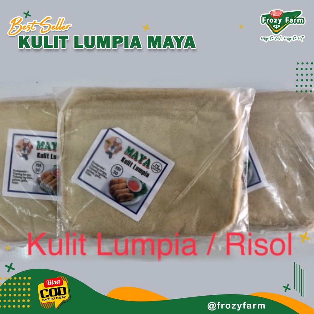 

Kulit Lumpia Petak Isi 30 / Maya Kulit Lumpia