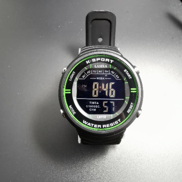 Jam tangan digital Sporty water Resist Lasika 8110