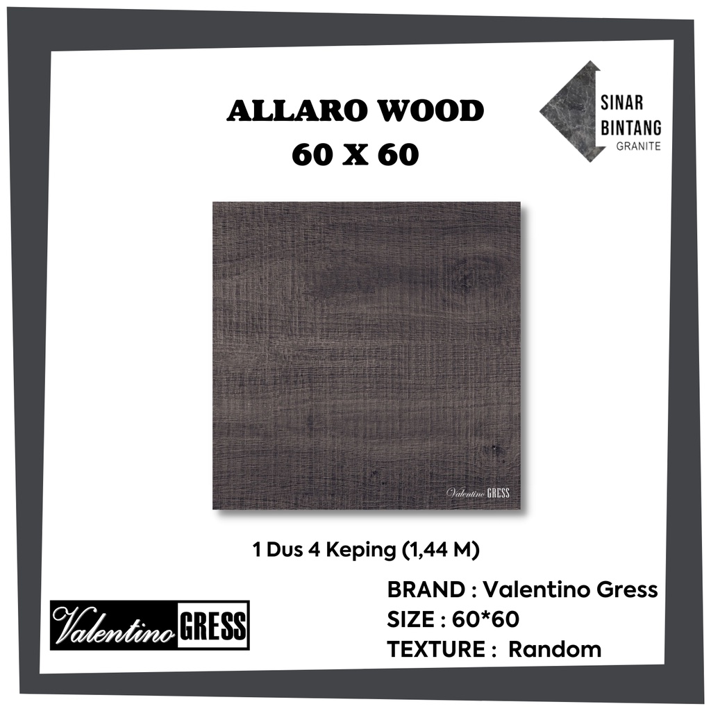 Granit 60 X 60 | Granit Lantai Allaro Wood VALENTINO GRESS