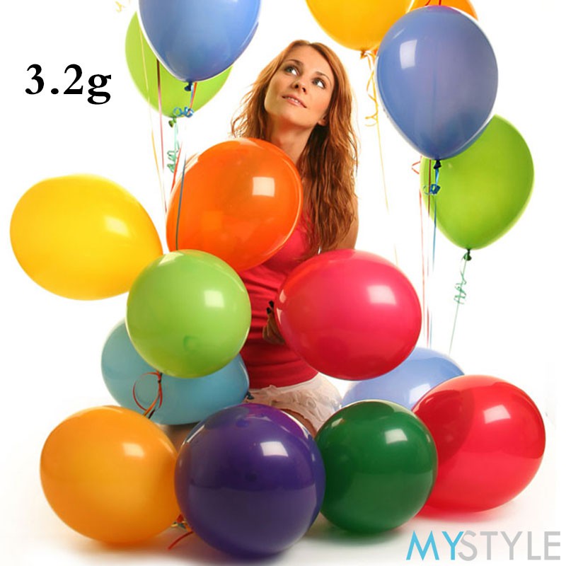 BALON LATEX METALIK M320 (1 PACK = 100 PCS) BALON PESTA ULANG TAHUN SUPER TEBAL