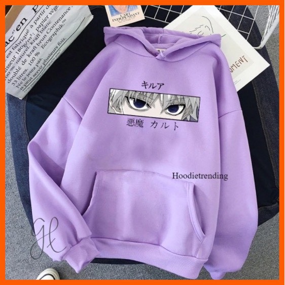 HODISO - Killua Hxh Hoodie Jumper Pullover