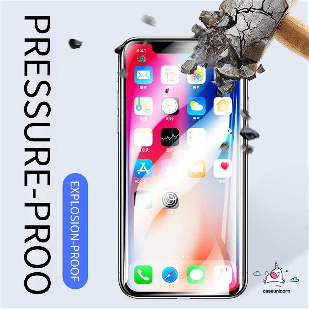 Pelindung Layar Tempered Glass 9d Untuk iPhone 11 12 13 Pro Max X XR XS Max 7 8 6 S Plus SE