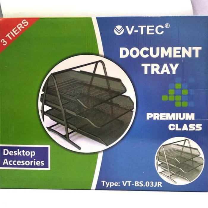 

V- TEC BAK SURAT /DOCUMENT TRAY 3 SUSUN