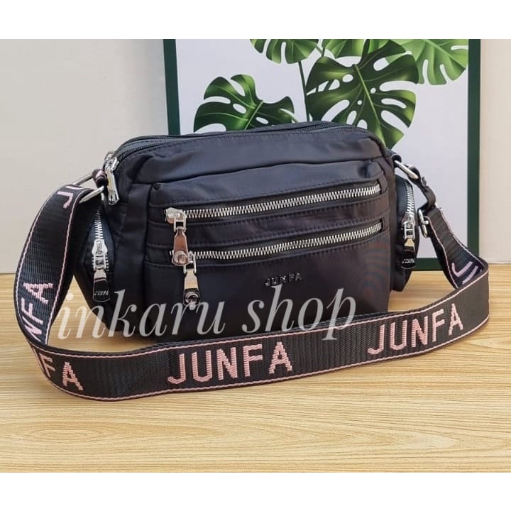 TAS SELEMPANG WANITA IMPORT JUNFA 4433#