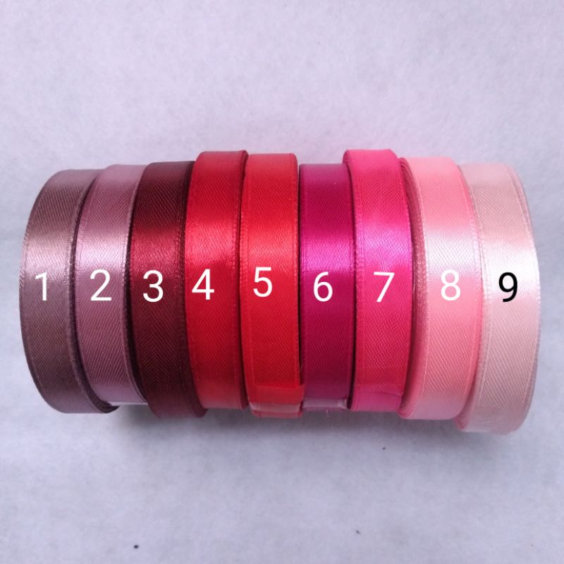 

Pita Satin 1/2 inch (1.25cm) per Roll