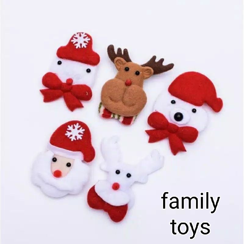 family games Pin bros led snowman rusa santa claus dekorasi natal nyala lampu christmas