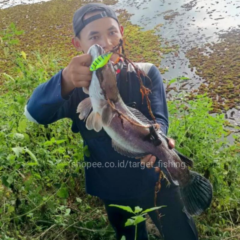 Soft Frog Berdiri 11gr Heavy Cover Long Cast - Umpan Casting Toman &amp; Gabus