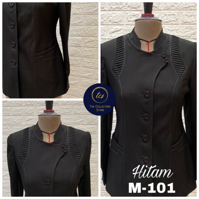 BLAZER BELLAGIO WANITA FORMAL POLOS, Seragam Guru, Blazer Guru, Jas Guru Hitam