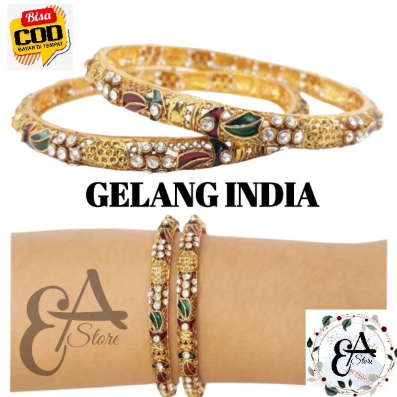 gelang asli india/gelang keroncong/gelang rantai