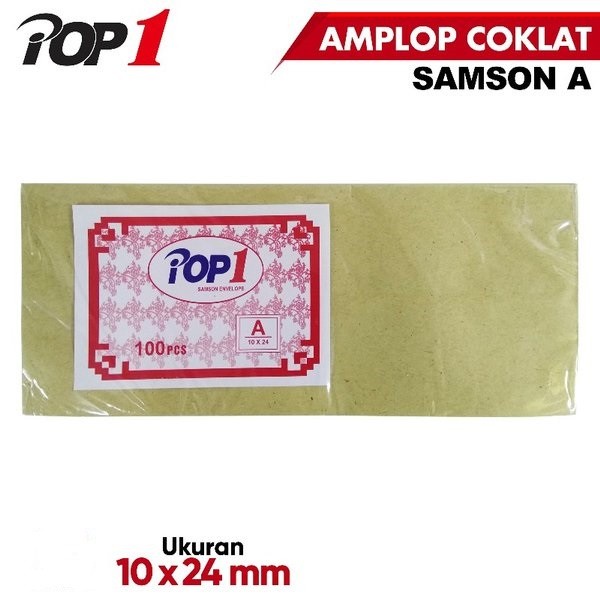 

AMPLOP COKLAT SAMSON A 10X24 ISI 100LBR
