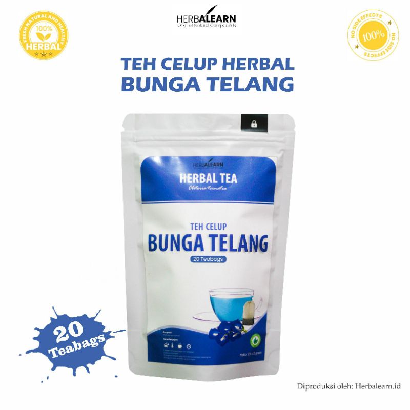 

Teh Celup Telang Butterfly Pea 20 teabags