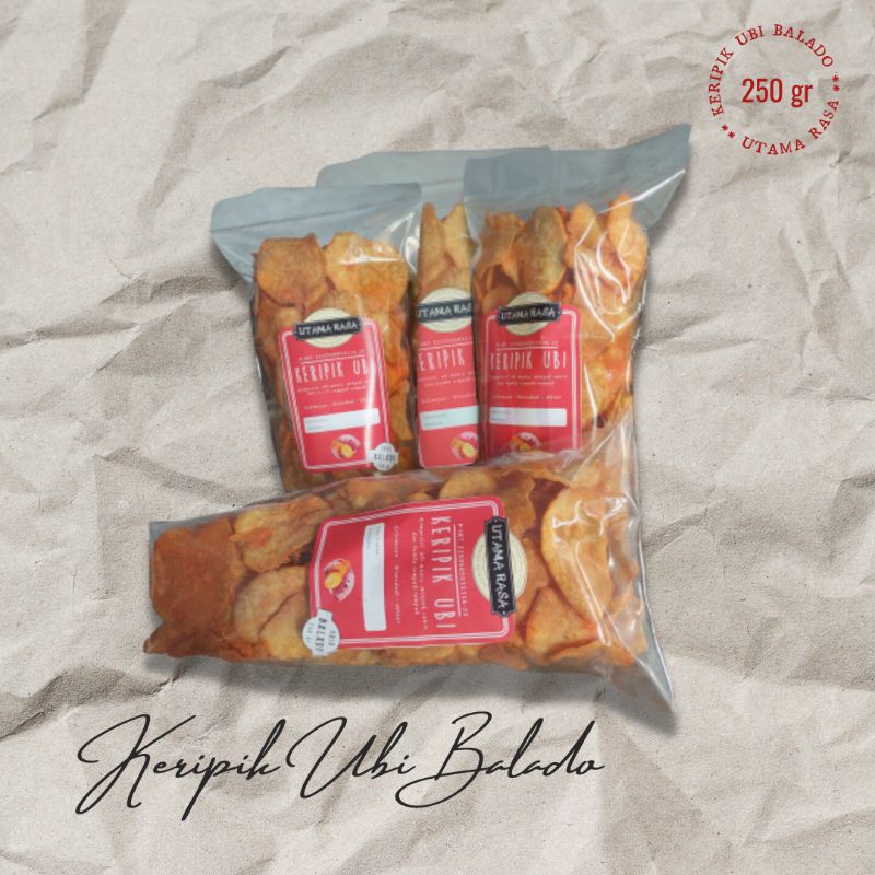 

Keripik Ubi Balado 180gr | UTAMA RASA