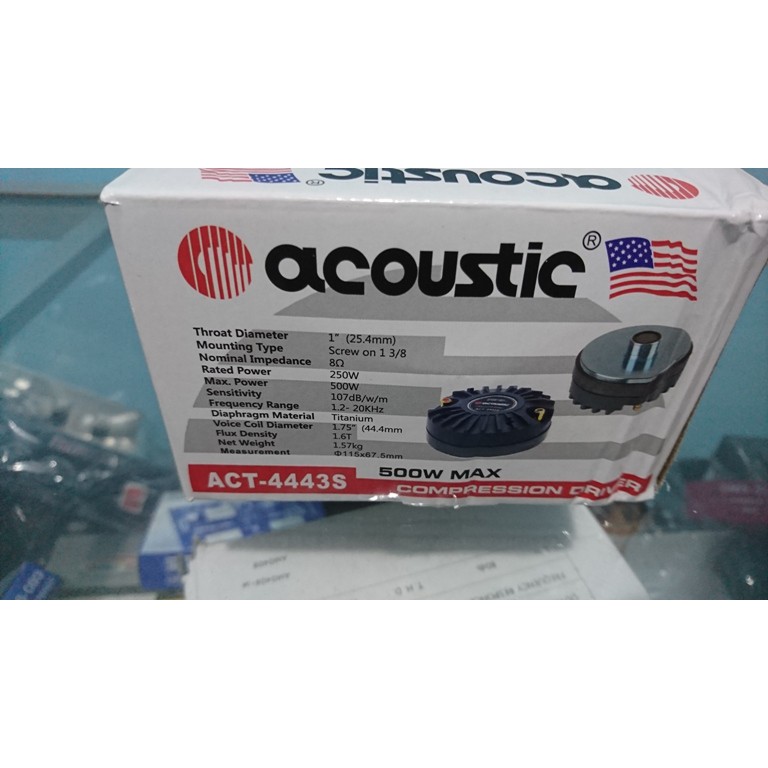 DRIVER TWEETER ACOUSTIC 500W 1.75INCH ACT4443S