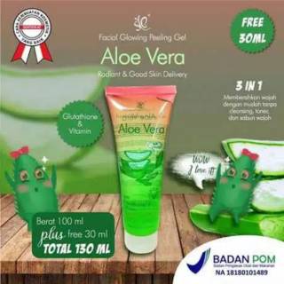 Jual FACIAL WASH & PEELING ALOEVERA SYB FACIAL GLOWING PEELING GEL ALOE ...