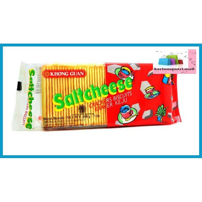 

E5Ewsfg- Khong Guan Saltcheese Crackers 200Gr 78Itjyhf-