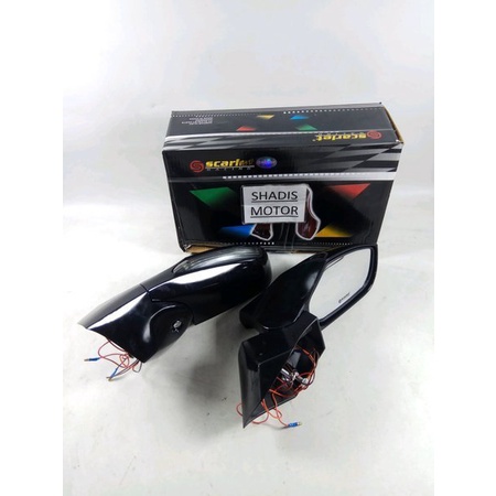 Spion Motor Merk Scarlet Motor N Max Lama NMax Lama Warna Hitam Spion Motor Variasi NMax N Max