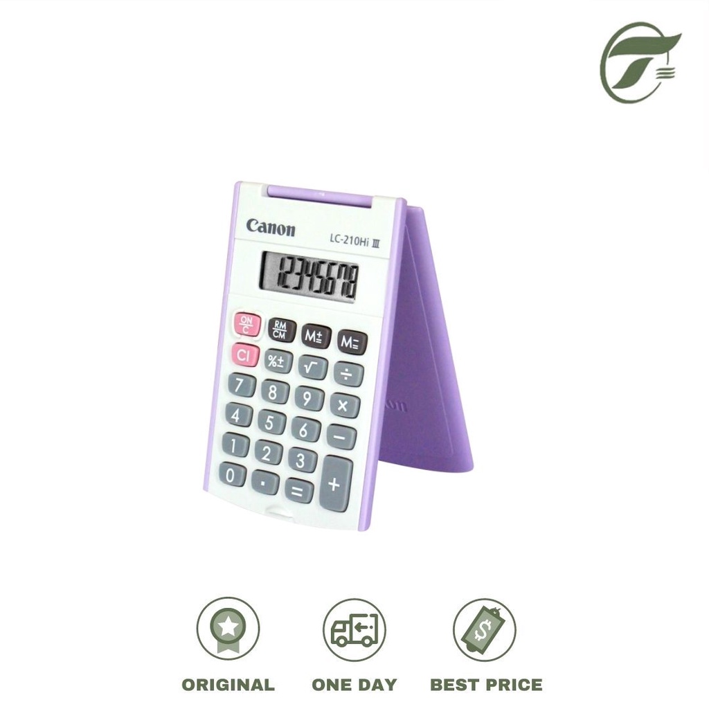 

CALCULATOR LC-210 HI III CANON PURPLE