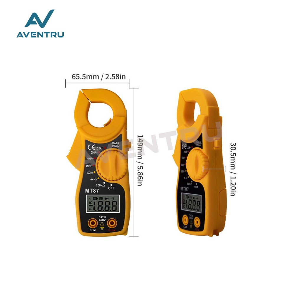 MT87 Digital Clamp Meter Tang Ampere Multimeter MT-87 Kabel Tester