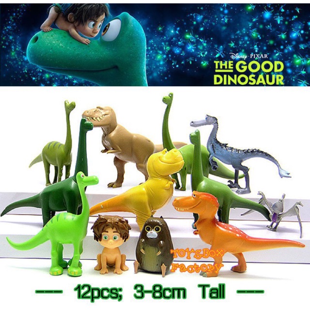 Figure good dinosaur isi 12pcs toper cake kue good 