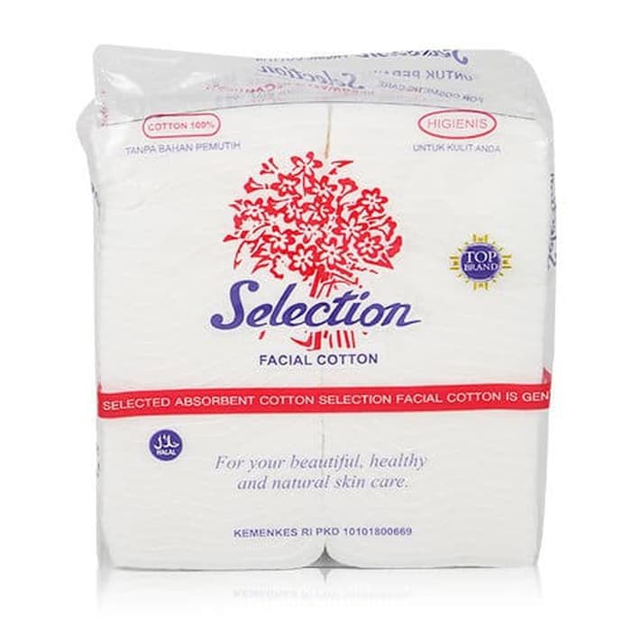 KAPAS WAJAH SELECTION 75GR KAPAS PEMBERSIH KECANTIKAN FACIAL COTTON