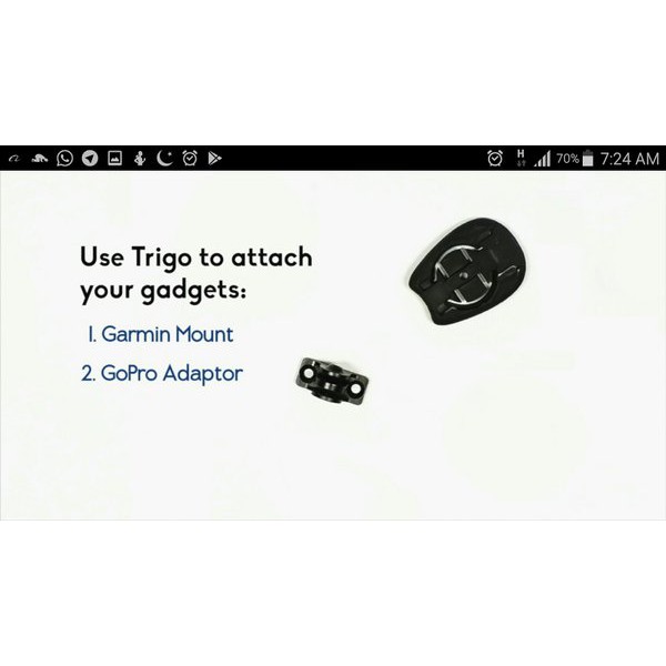 trigo garmin mount