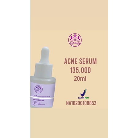 SERUM GLOWING & SERUM ACNE 20ML BY GRADA BEAUTY