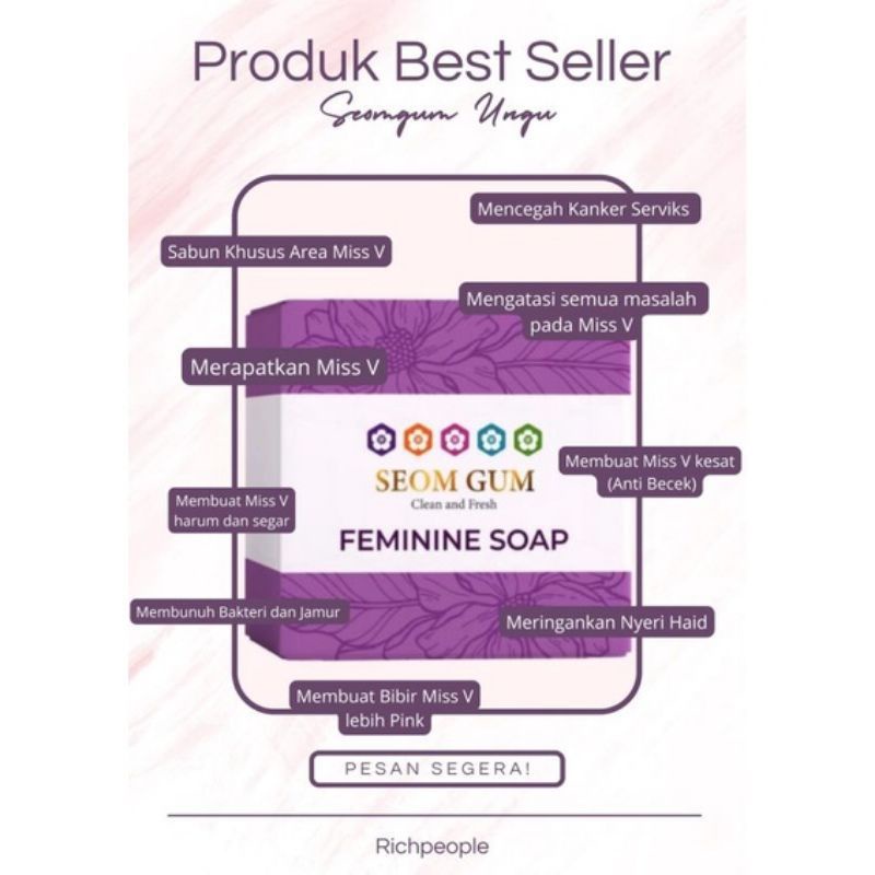 SEOM GUM FEMININE UNGU
