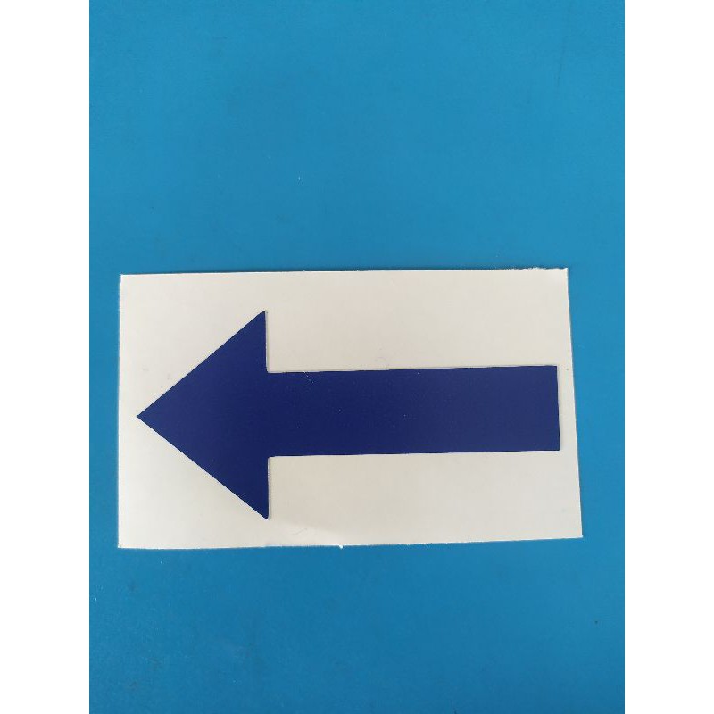 

stiker panah biru tua uk panjang 8cm