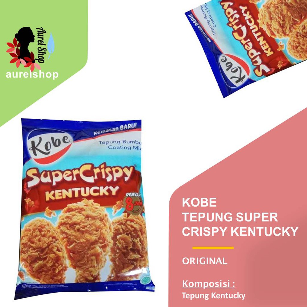 

KOBE Tepung Super Crispy Kentucky kemasan 850 gram