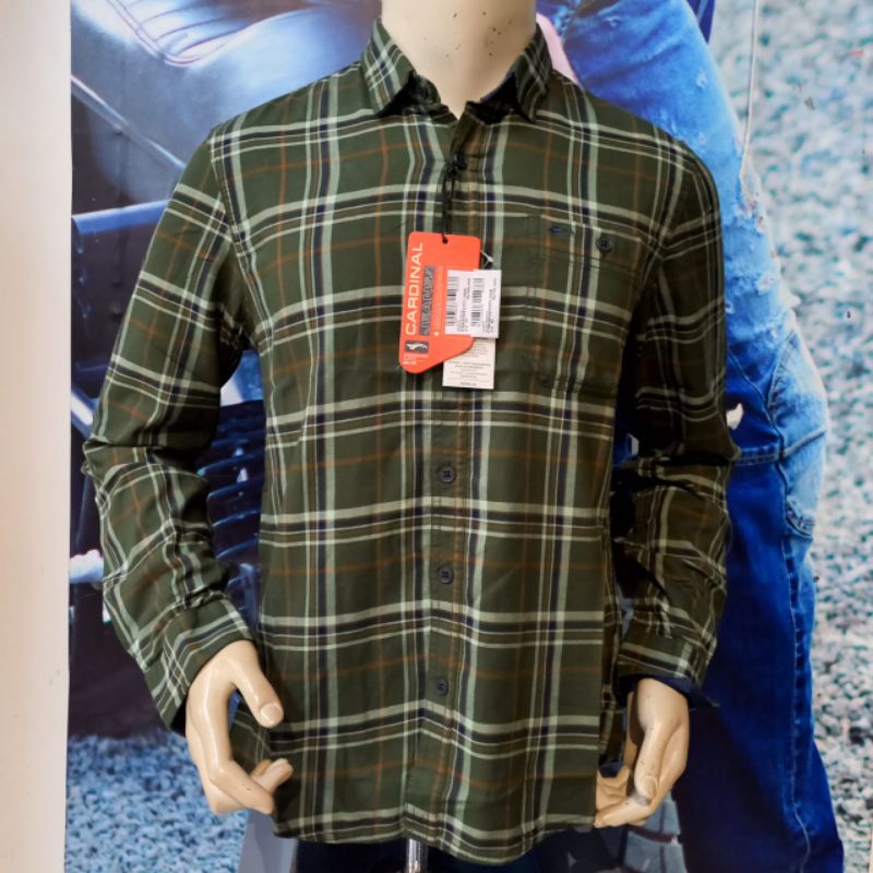 (TERBARU) KEMEJA CARDINAL JEANS PRIA ORIGINAL 100%BISA COD