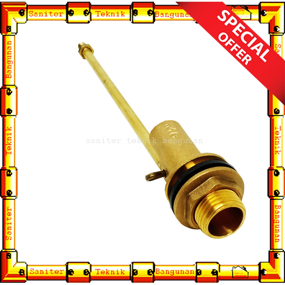 Pelampung Bola Kuningan Toren Tandon Floating Valve 3/4&quot; Inch