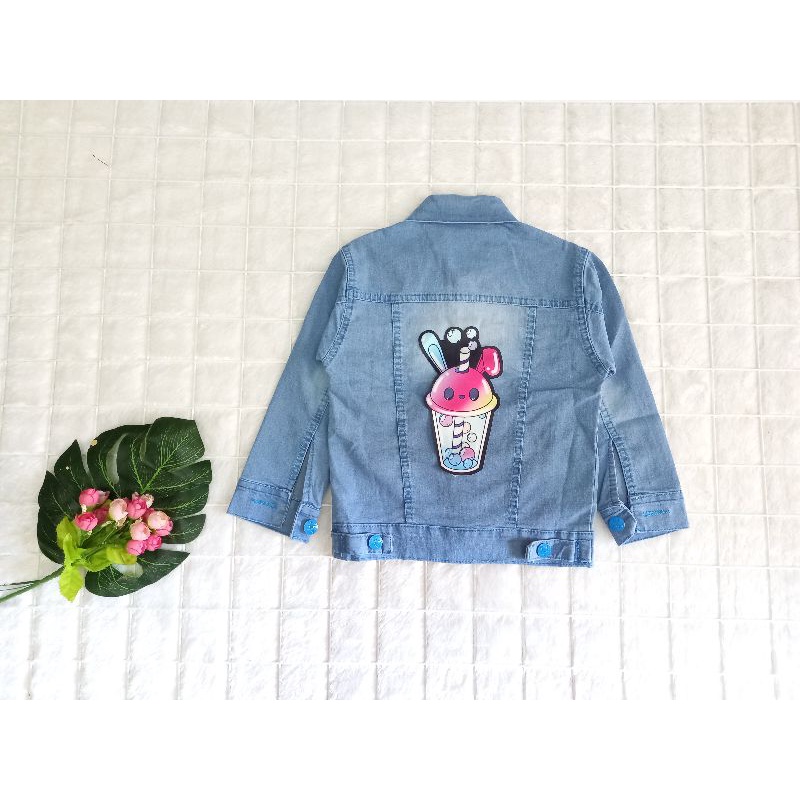 JAKET JEANS ANAK / JAKET LED (NYALA)