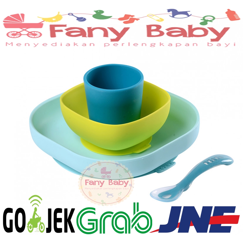 BEABA SILICONE MEAL SET 4PCS